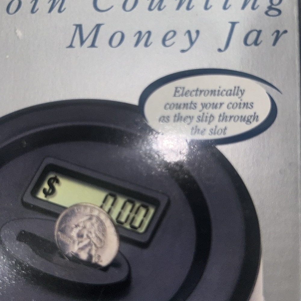 Digital coding counting money jar - Picture 4 of 5
